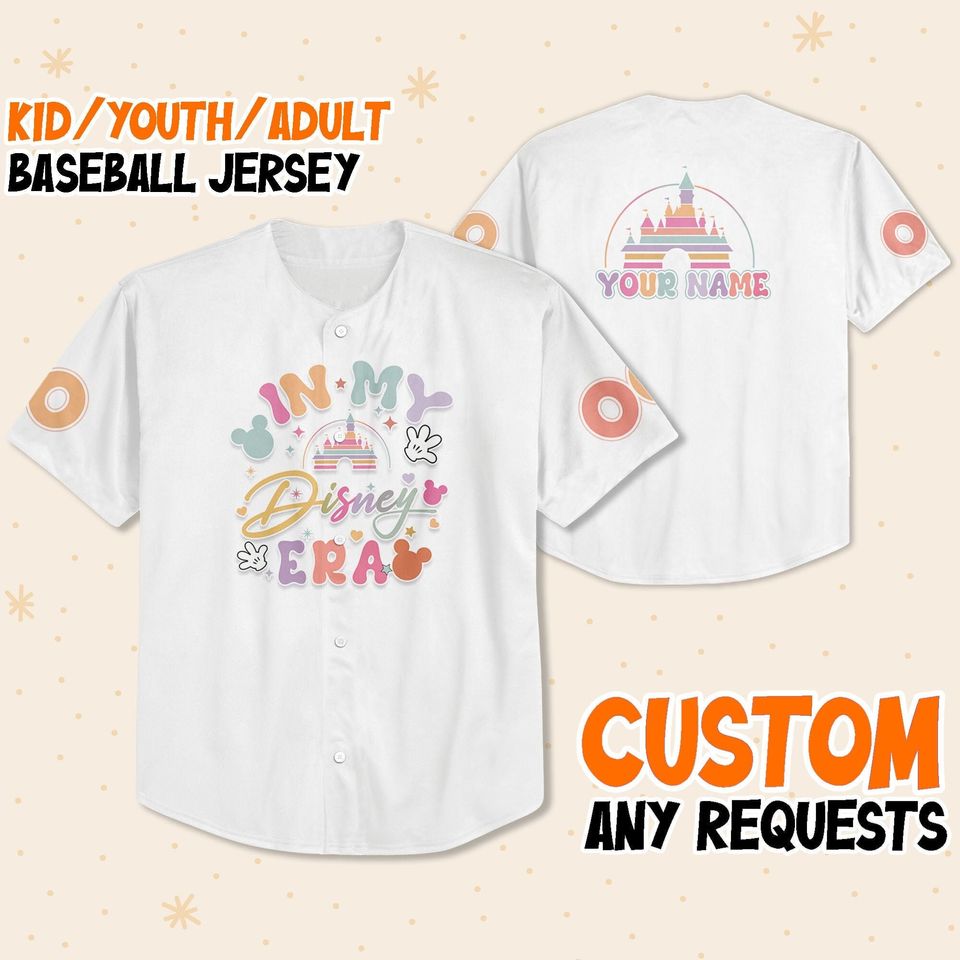 Personalized In My Disney Era Bella Baseball Jersey