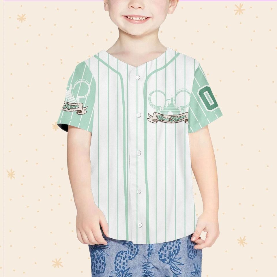 Personalize Princess Jasmine Alladin, Custom Name Disney Baseball Jersey