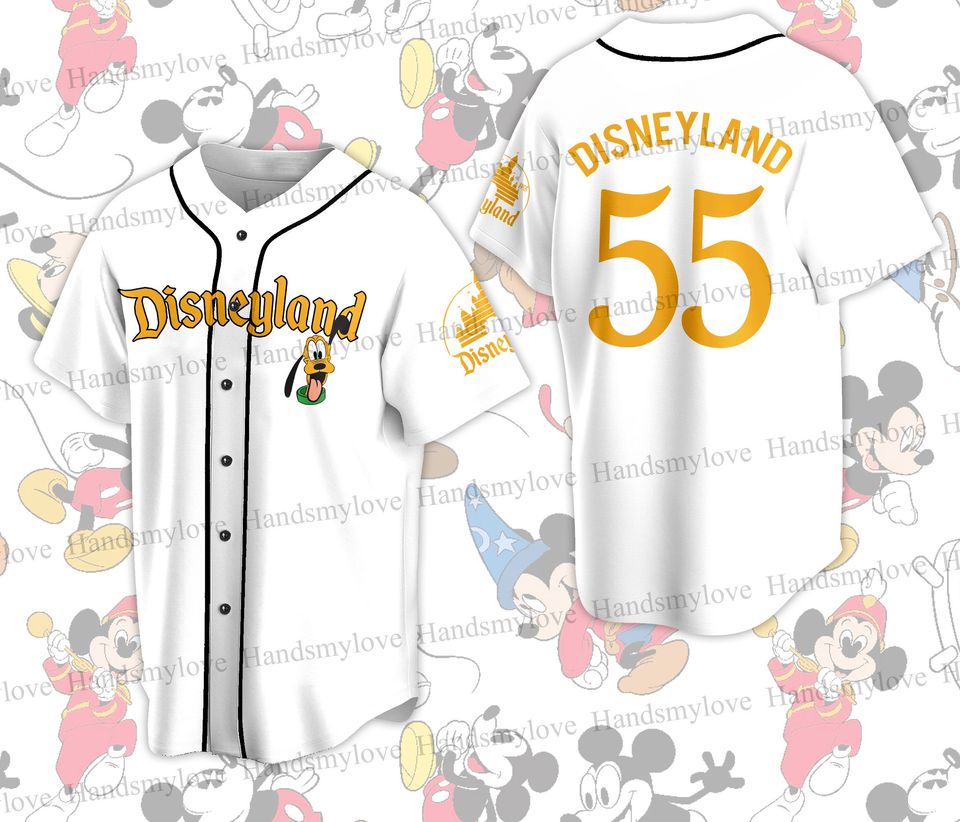 Custom Disneyland Baseball Jersey Vacation Matching