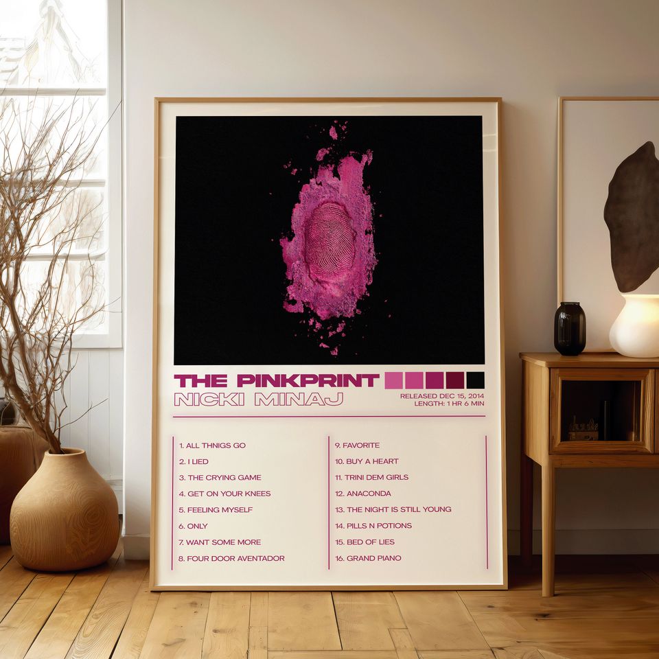 Nicki Minaj Posters 3 Pack, Nicki Minaj Albums Art Cover Wall Print