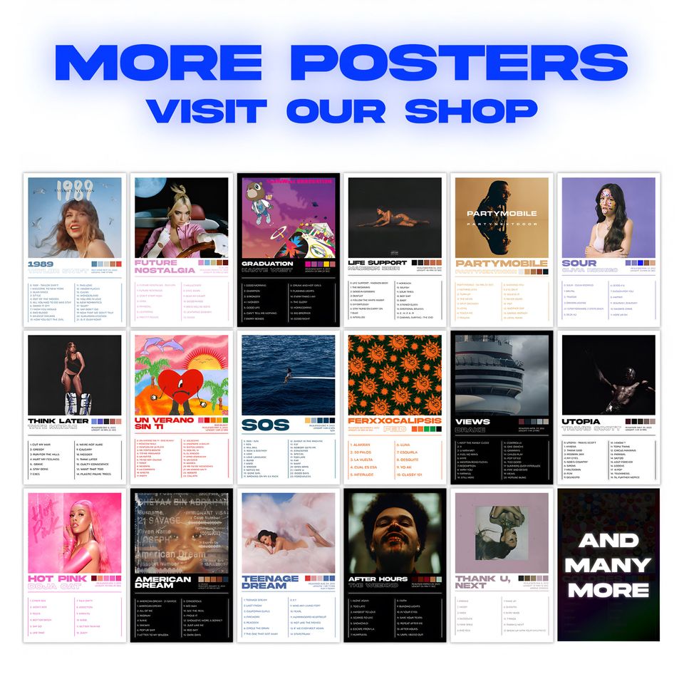 Nicki Minaj Posters 3 Pack, Nicki Minaj Albums Art Cover Wall Print