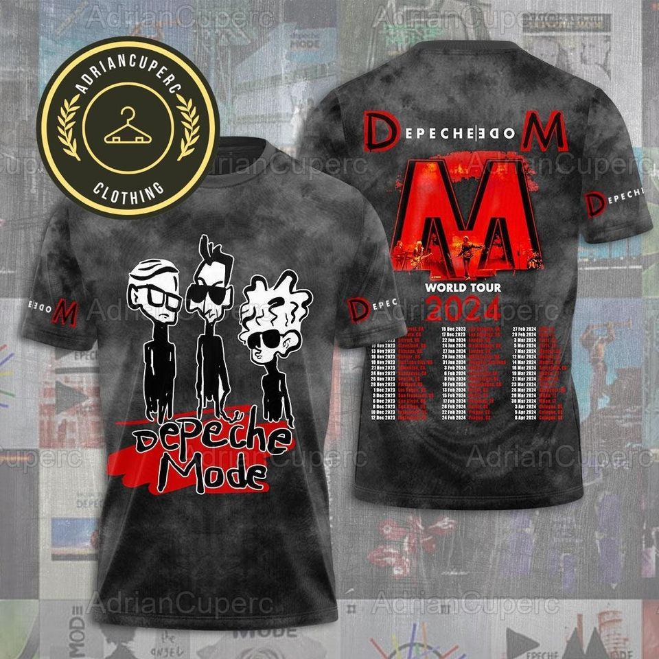 Depeche Mode World Tour 2024 Hoodie