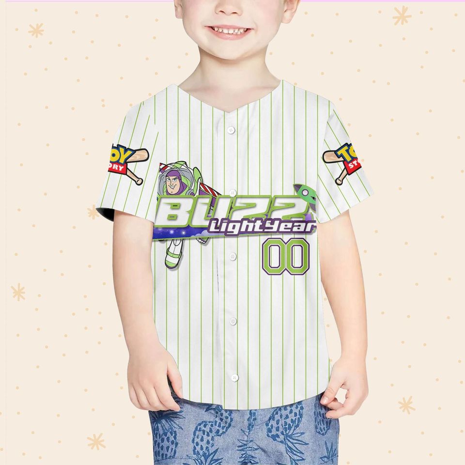 Personalized Buzz Lightyear Disney Baseball Jersey, Disney Jersey