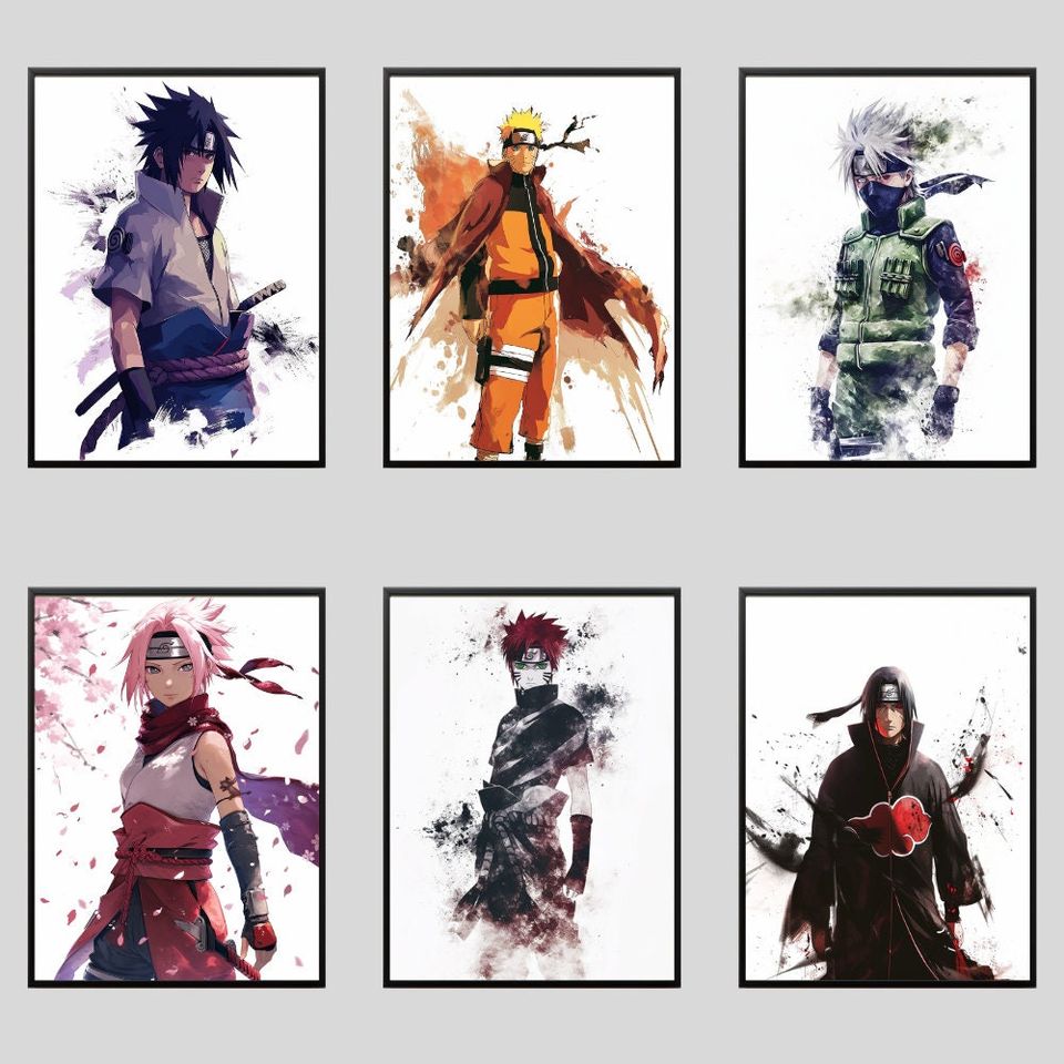 Narutoo Art Poster, Wall Art, Anime Poster