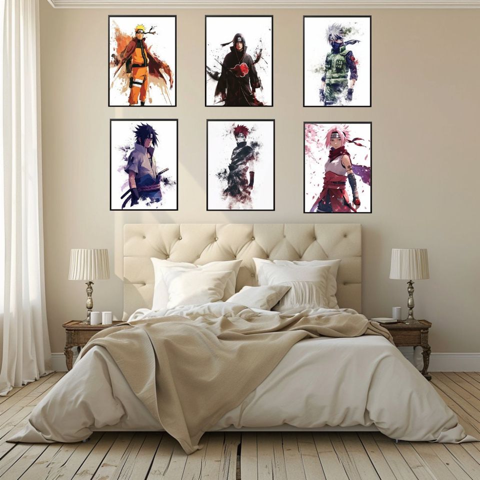 Narutoo Art Poster, Wall Art, Anime Poster