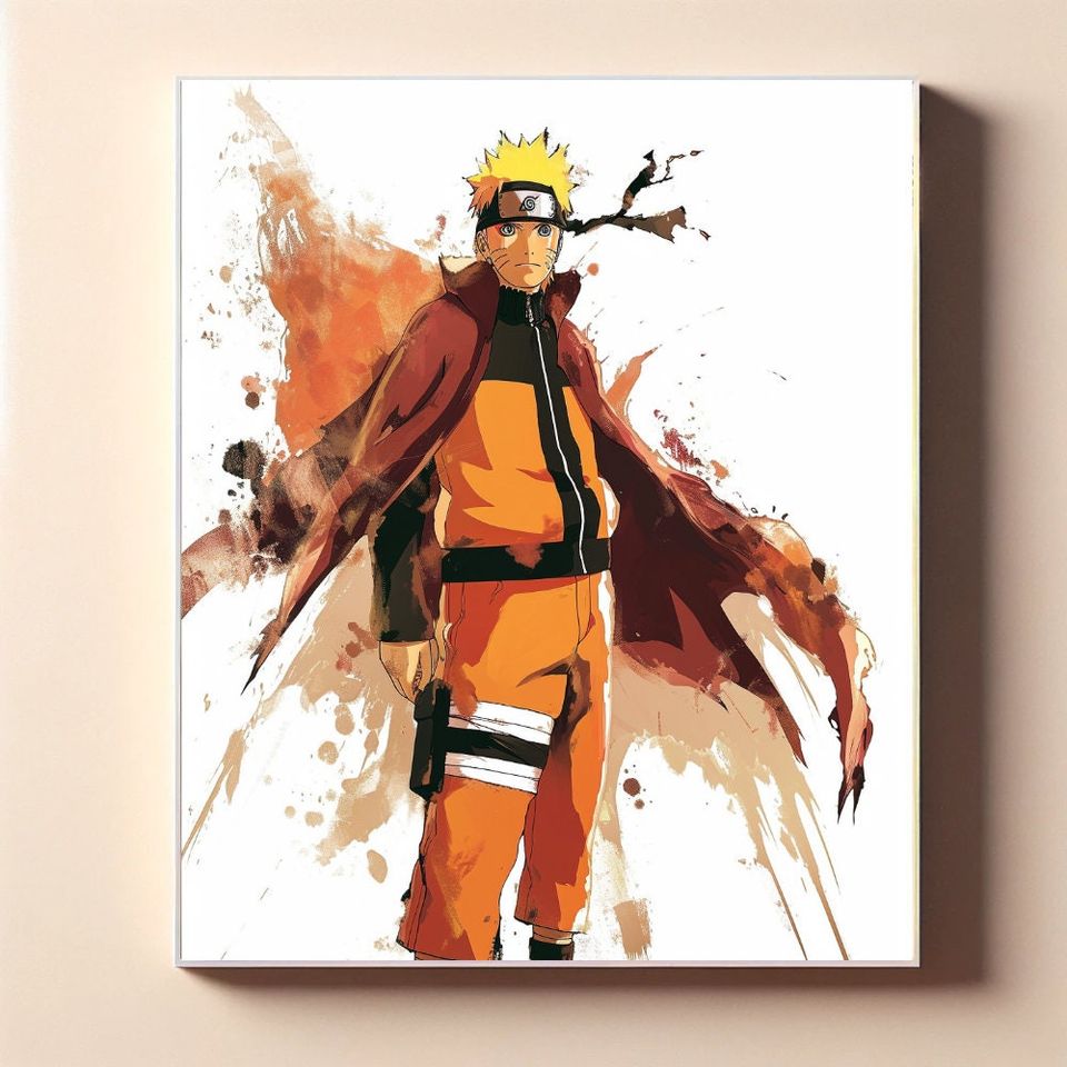 Narutoo Art Poster, Wall Art, Anime Poster