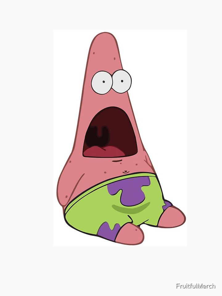 Surprised Patrick Star Funny Hoodie