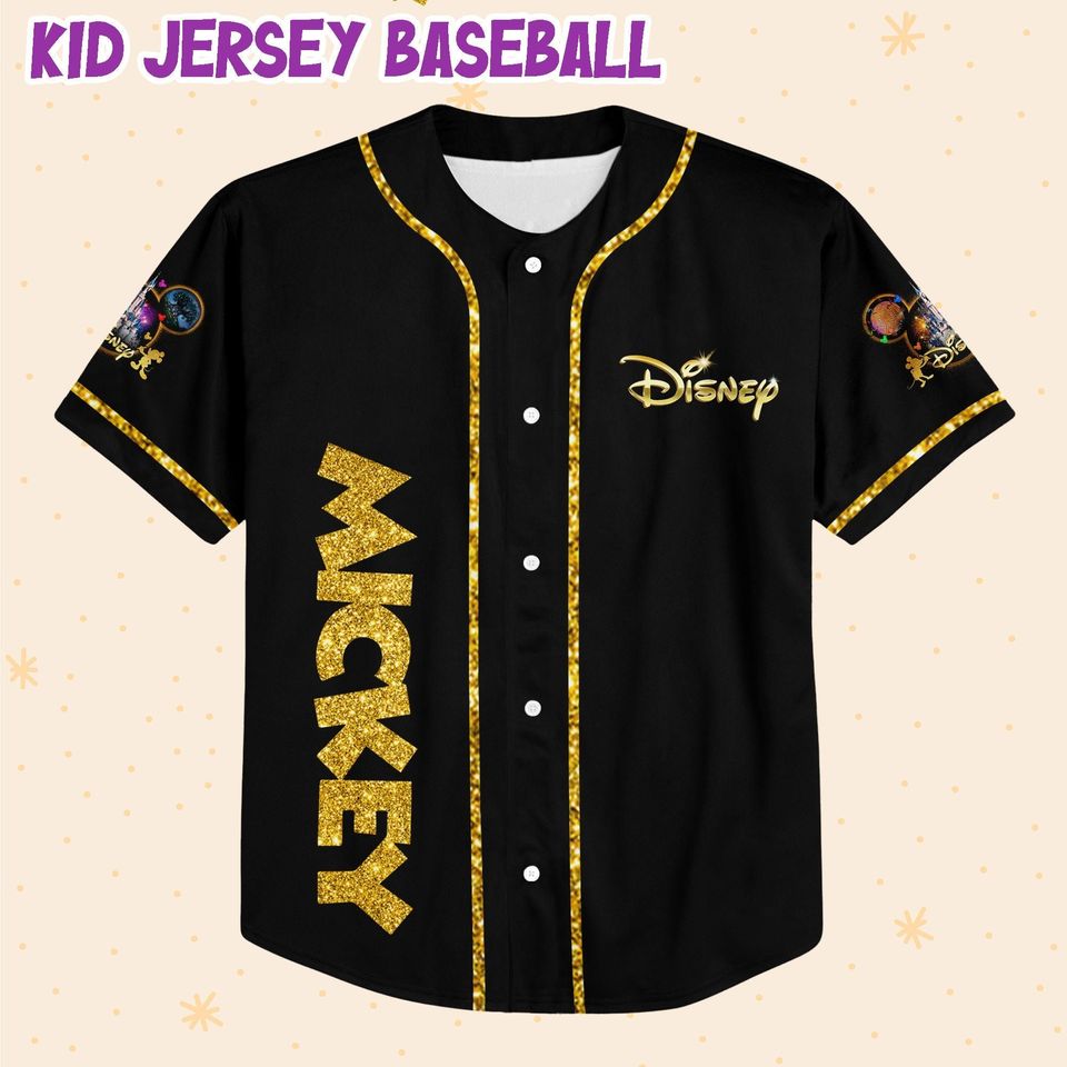Personalized Mickey Disney Vacation Baseball Jersey, Disney Jersey