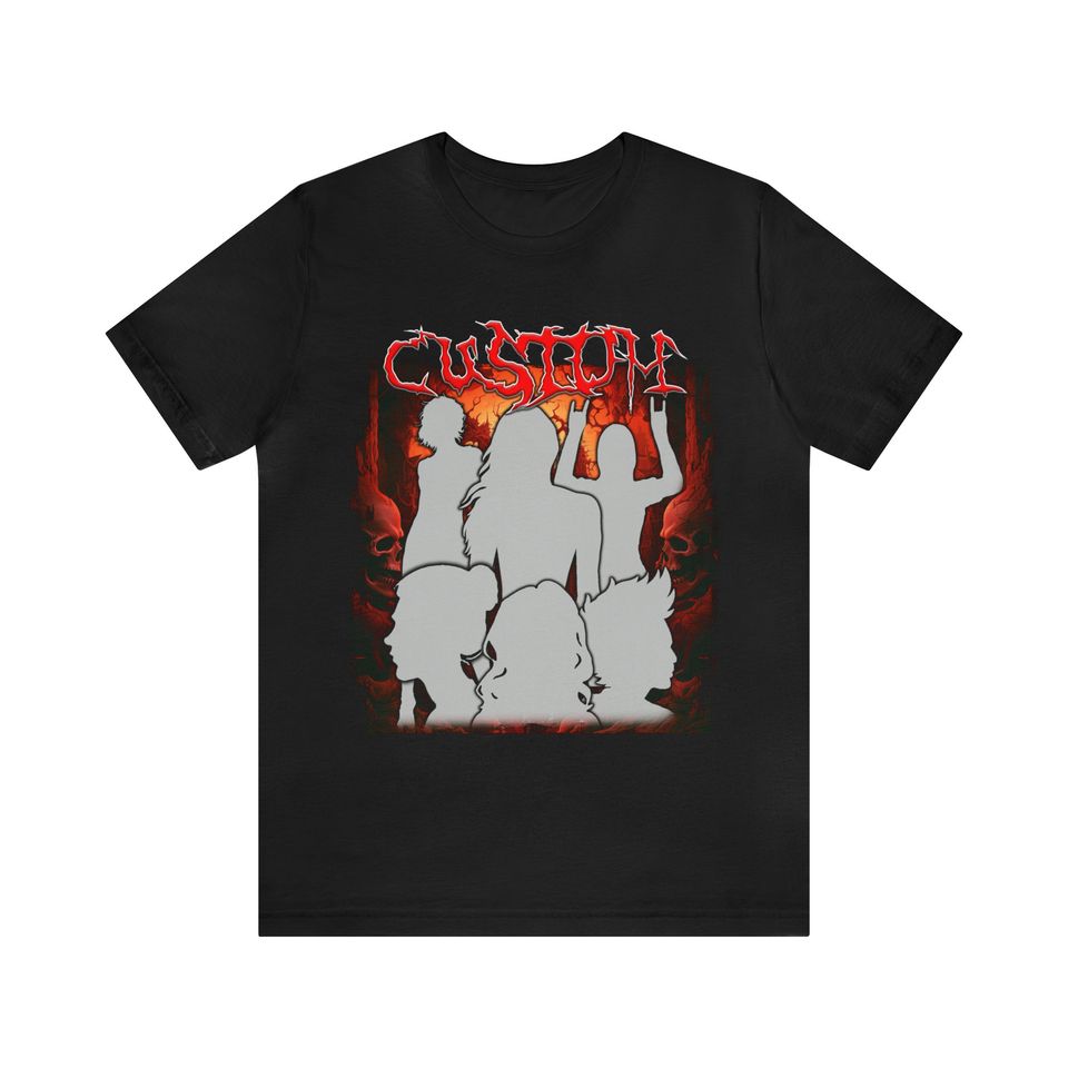 Custom Bootleg Shirt, Black Metal Shirt, 90s Bootleg Shirt