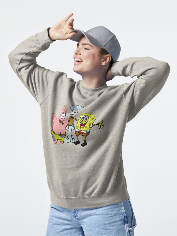 Sponge Bob Squarepants and Patrick Star Funny Sweatshirt