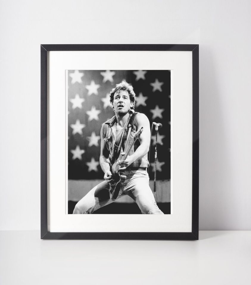 Bruce Springsteen Music Artist Print | Free Shipping | Icon Print | Poster | A6 A5 A4 A3 A2 A1 A0 6x4 5x7 10x8 | Custom Size Available