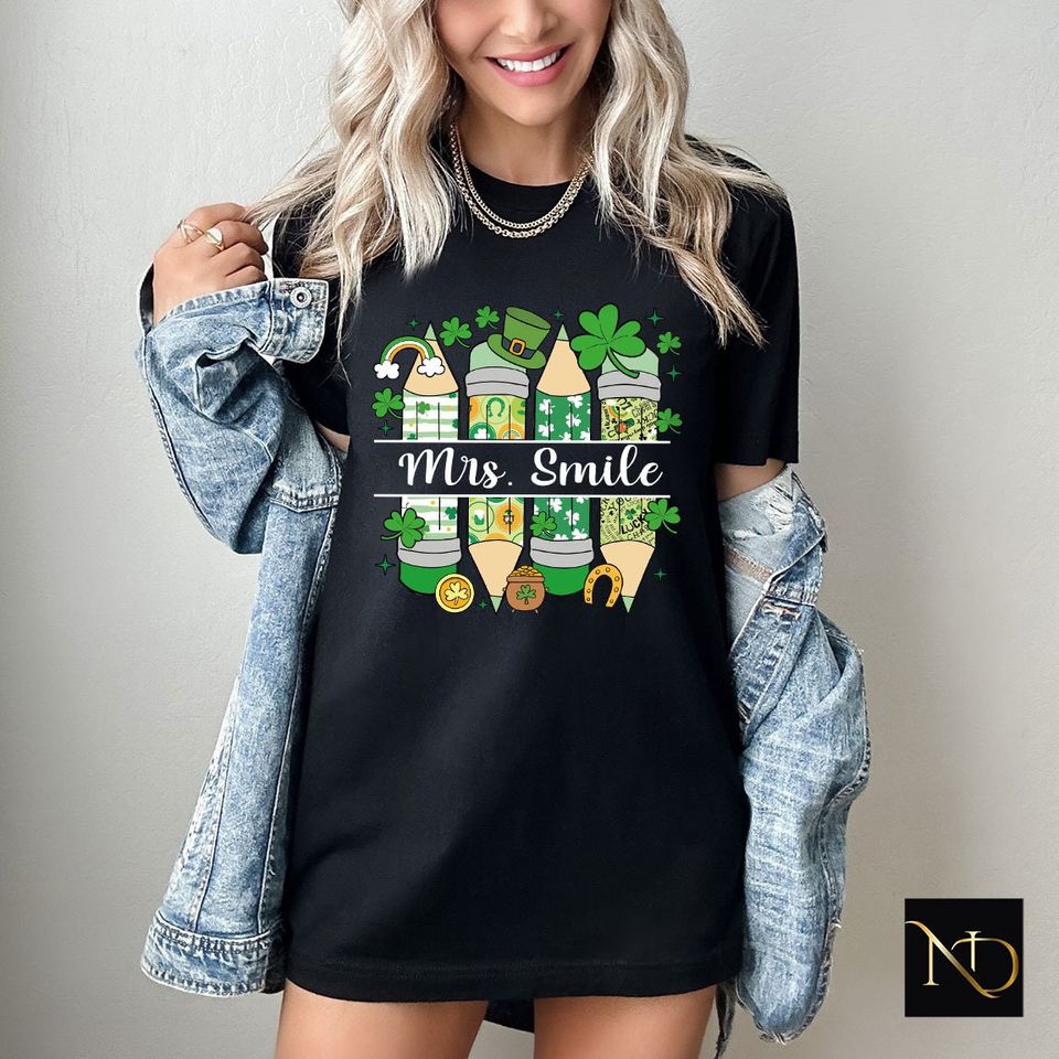 Custom St Patricks Day Teacher Shirts, St Paddys Day Shirt