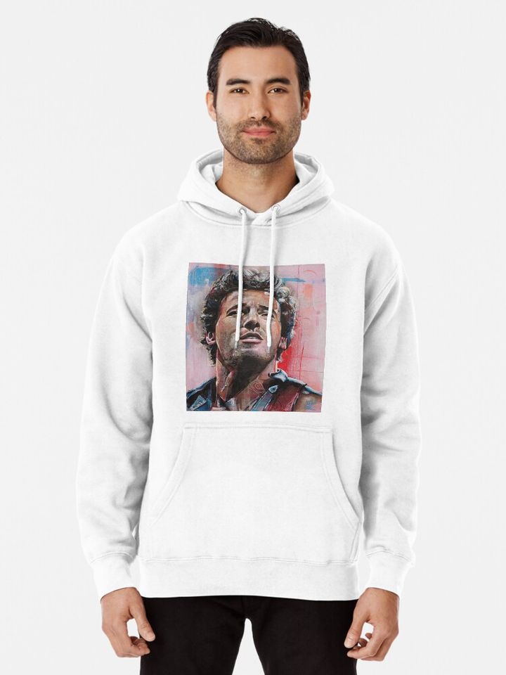 Bruce Springsteen painting Pullover Hoodie