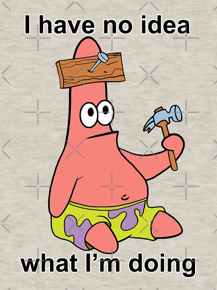 No Idea Patrick Star Funny Sweatshirt