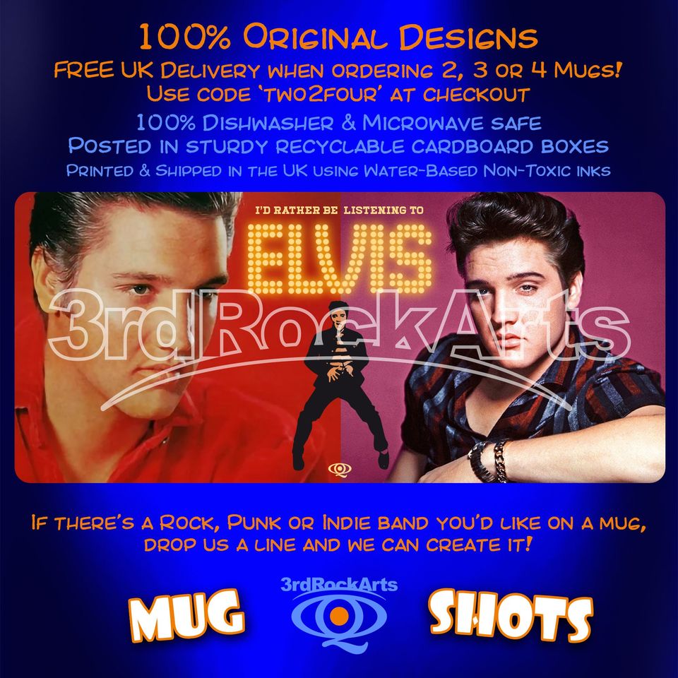 Elvis coffee mug, Elvis gift, Rock n Roll Mug, Elvis present, Rock gift, Elvis Presley