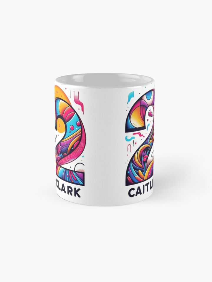 Caitlin Clark Jersey Number 22 Coffee Mug