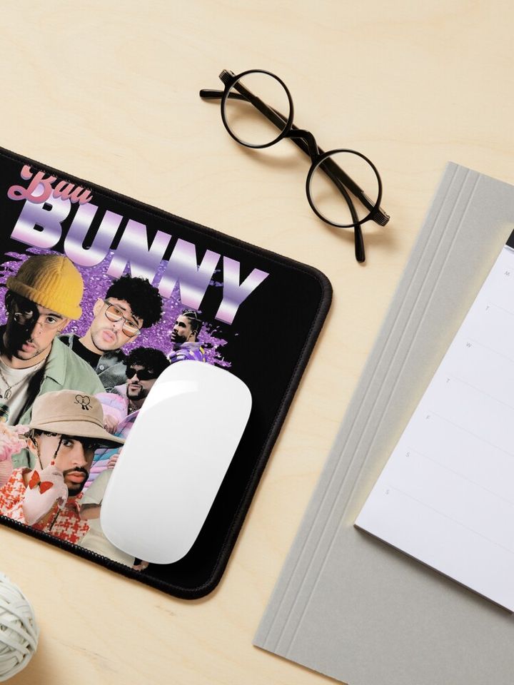 Bad Bunny Mouse Pad, Bad Bunny Merch