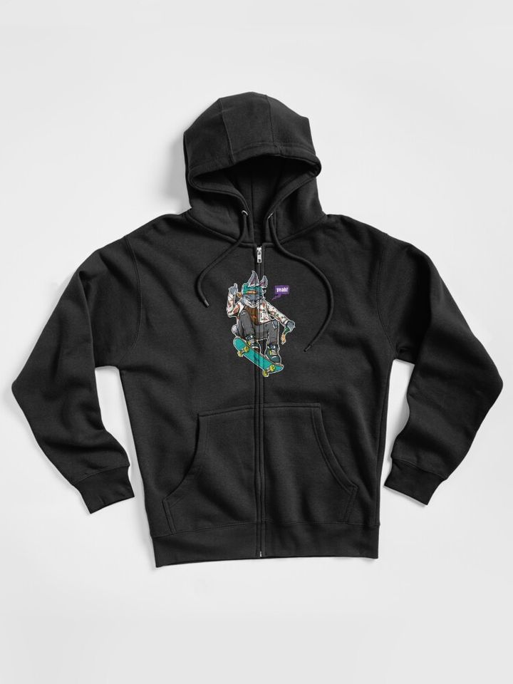 Bad Bunny Zipped Hoodie, Bad Bunny merch