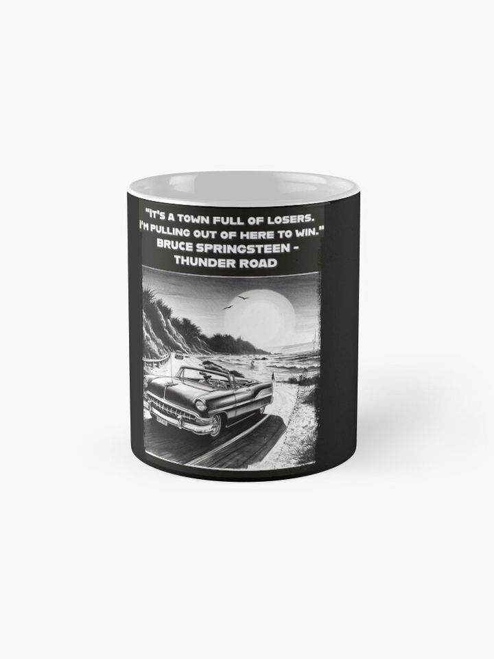 Bruce Springsteen: "Thunder Road" lyrics inspired Coffee Mug