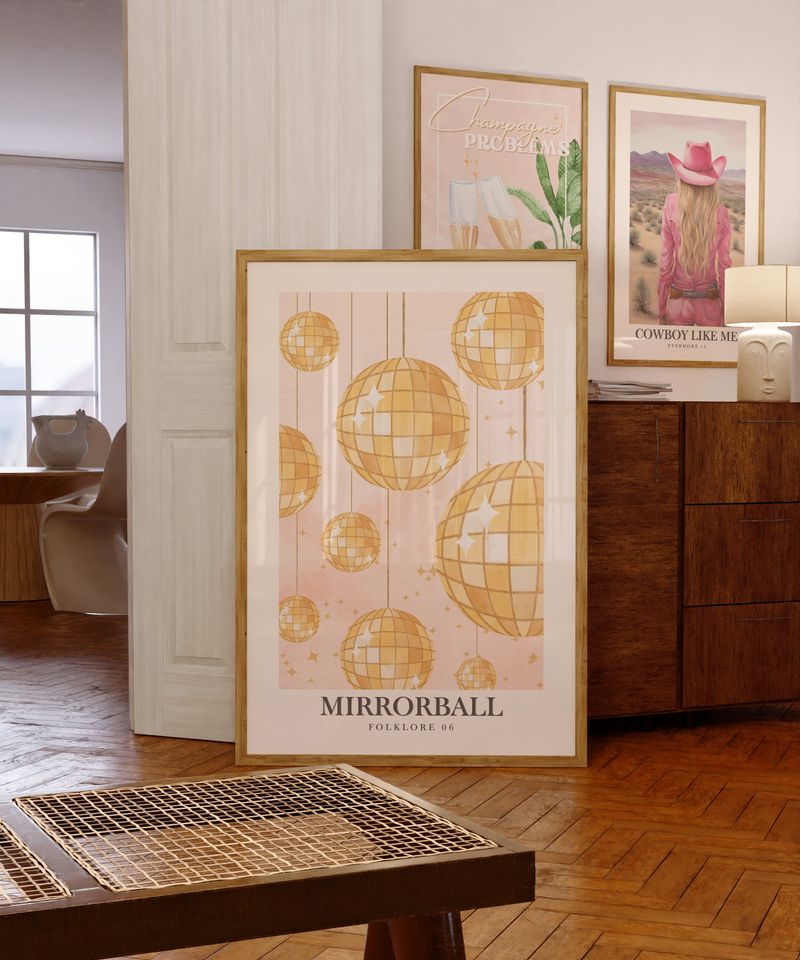 Mirrorball Poster | Printable Wall Art