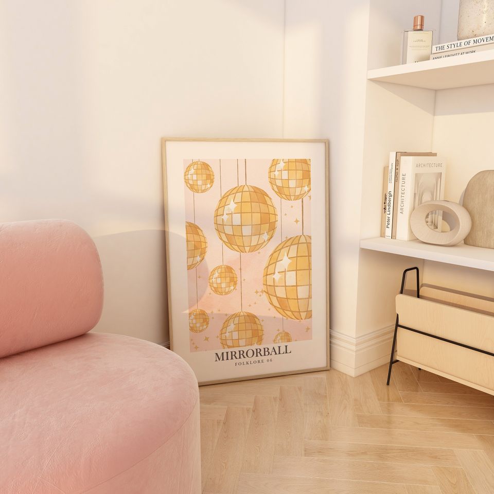 Mirrorball Poster | Printable Wall Art
