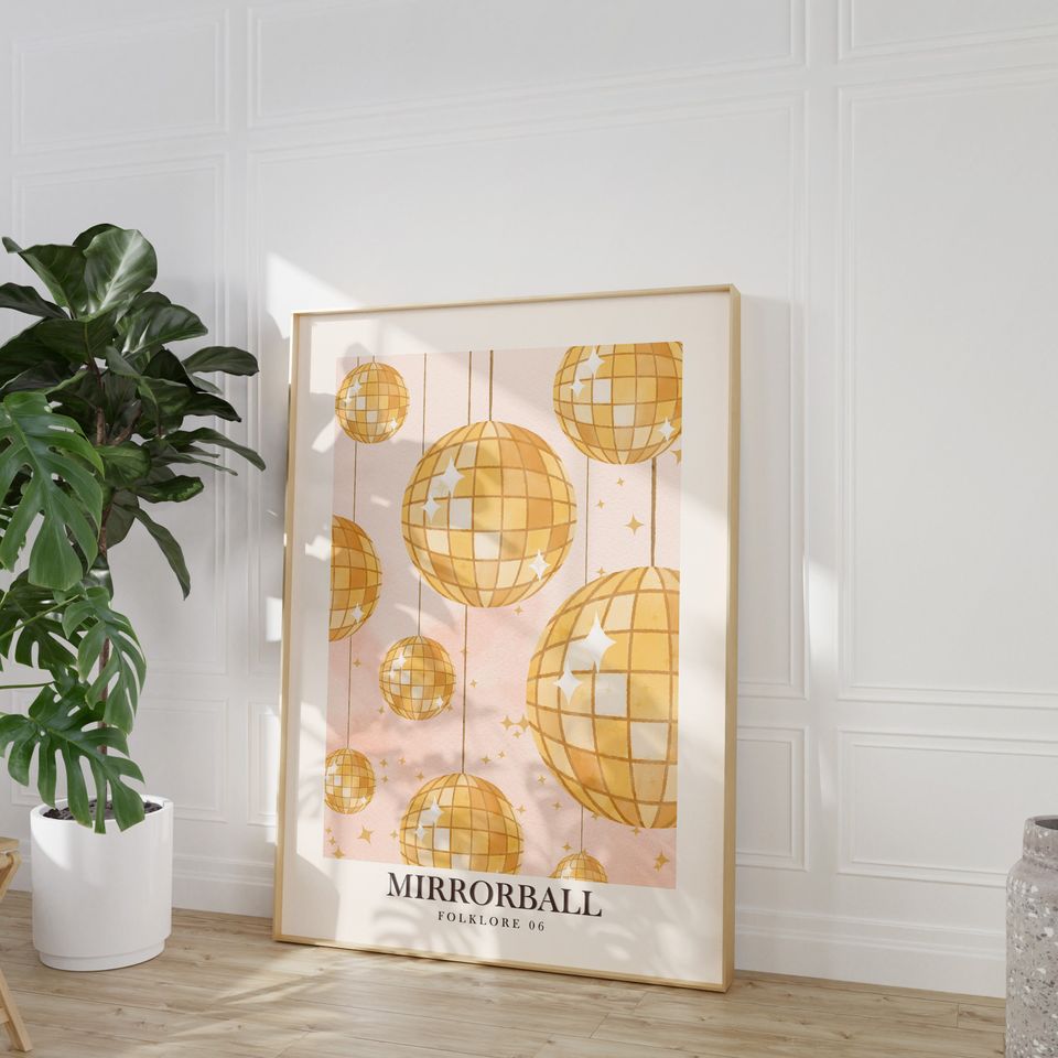 Mirrorball Poster | Printable Wall Art
