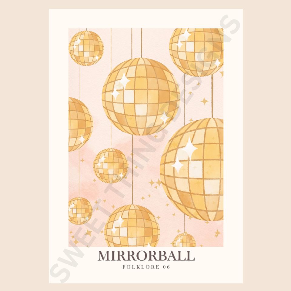 Mirrorball Poster | Printable Wall Art