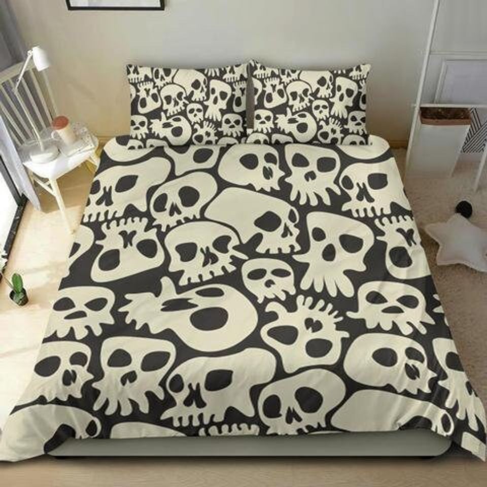 Skull Bedding Set, Monster Bedding Set