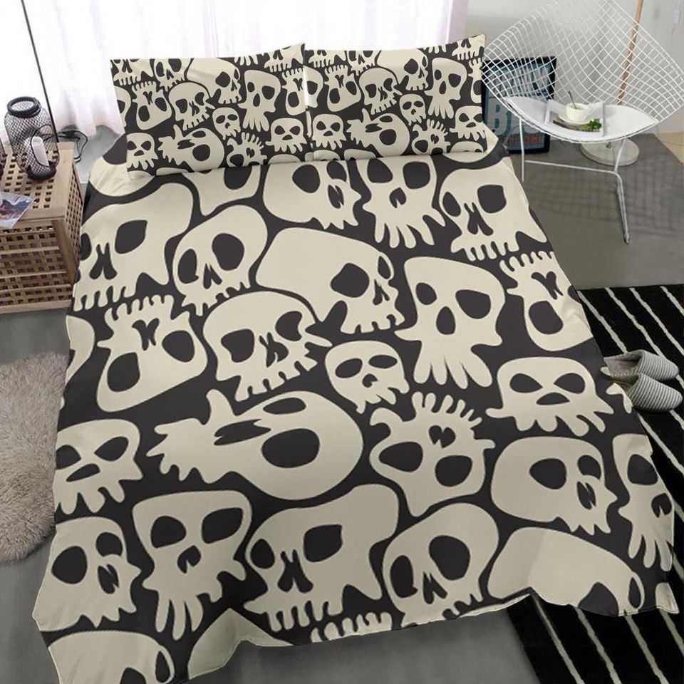 Skull Bedding Set, Monster Bedding Set