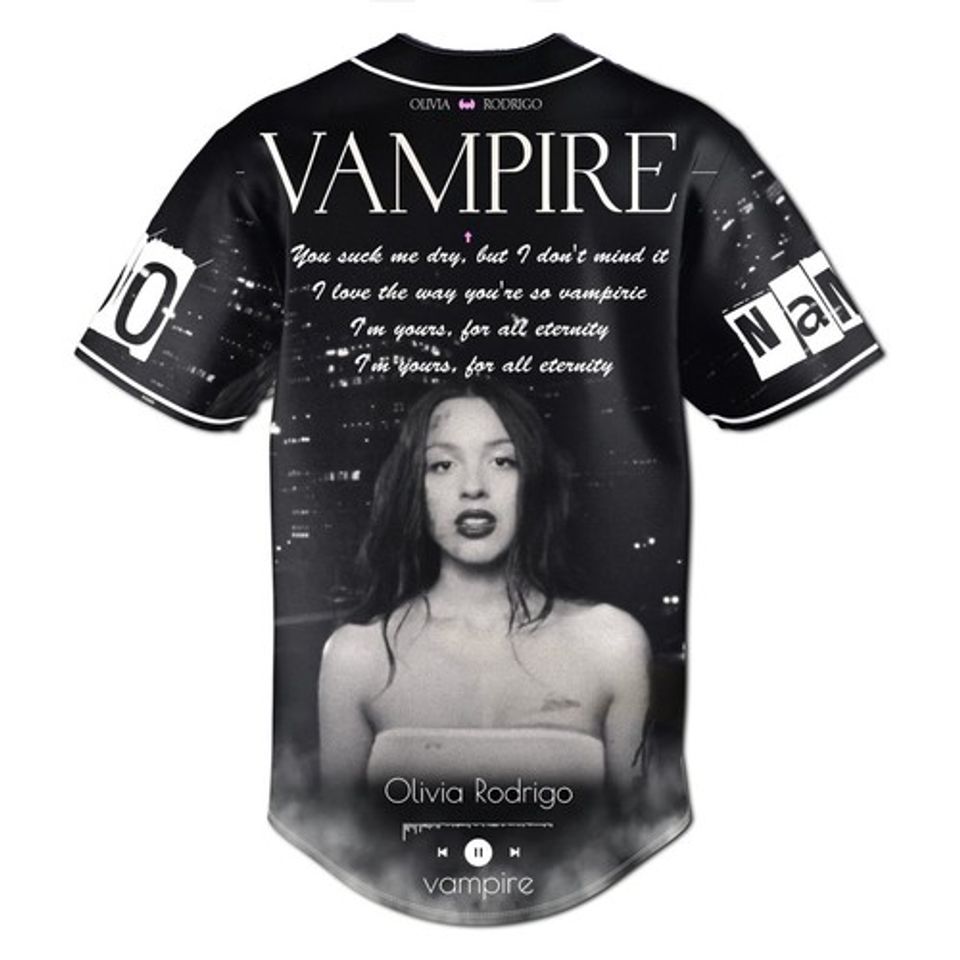 Personalized Olivia Rodrigo Guts Tour 2024 Baseball Jersey