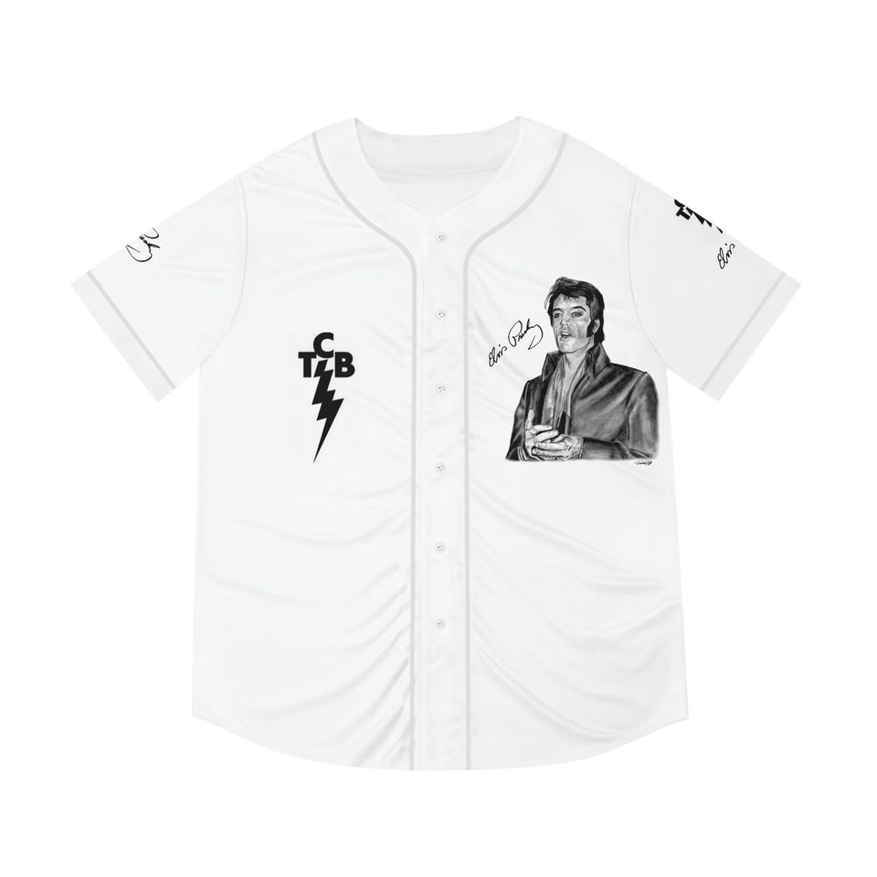 The King Rock And Roll Elvis Presley Baseball Jersey