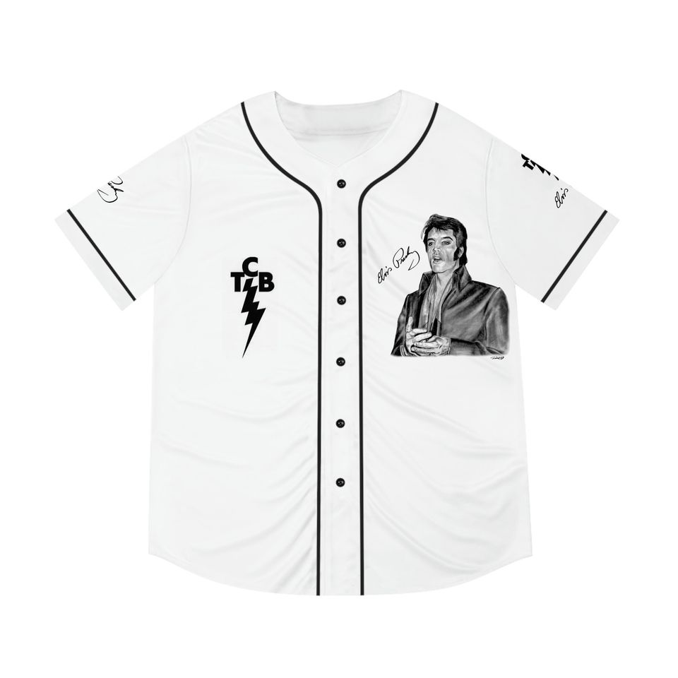 The King Rock And Roll Elvis Presley Baseball Jersey