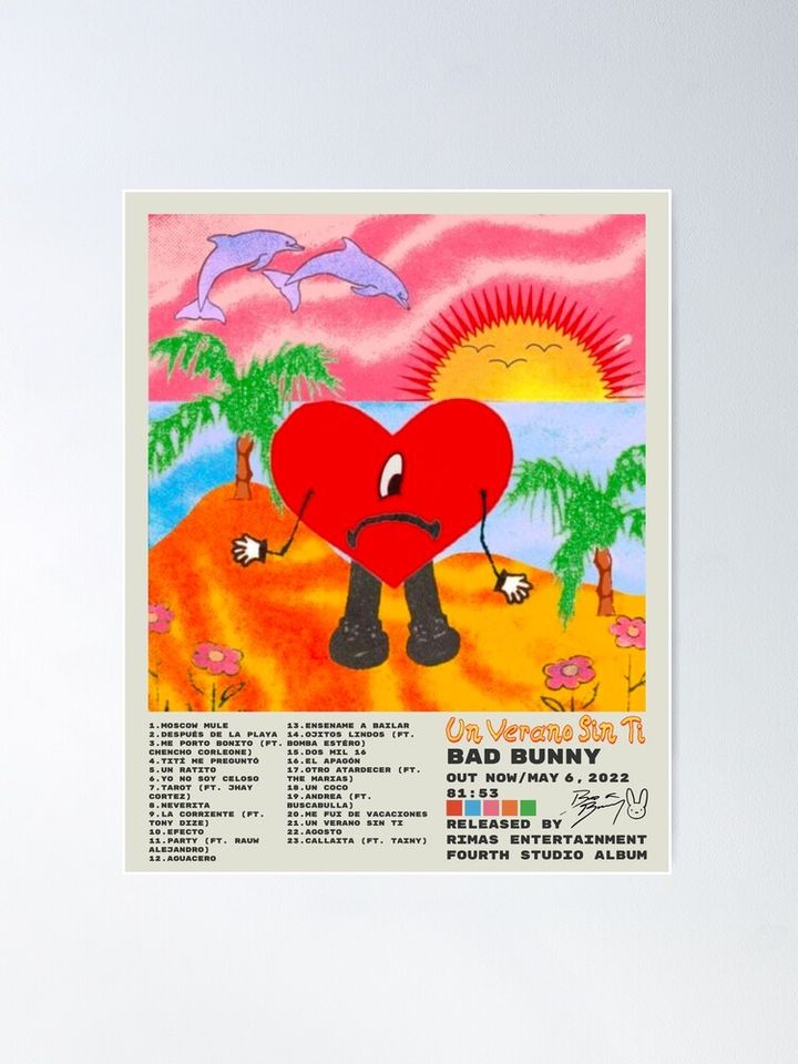 Un Verano Sin Ti Poster - Bad Bunny Poster