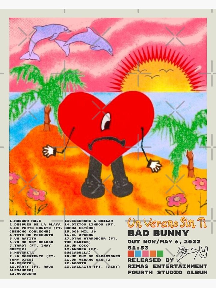 Un Verano Sin Ti Poster - Bad Bunny Poster