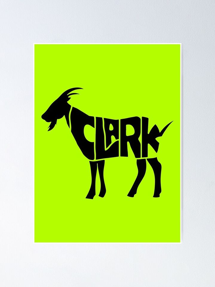 GOAT Caitlin Clark Poster