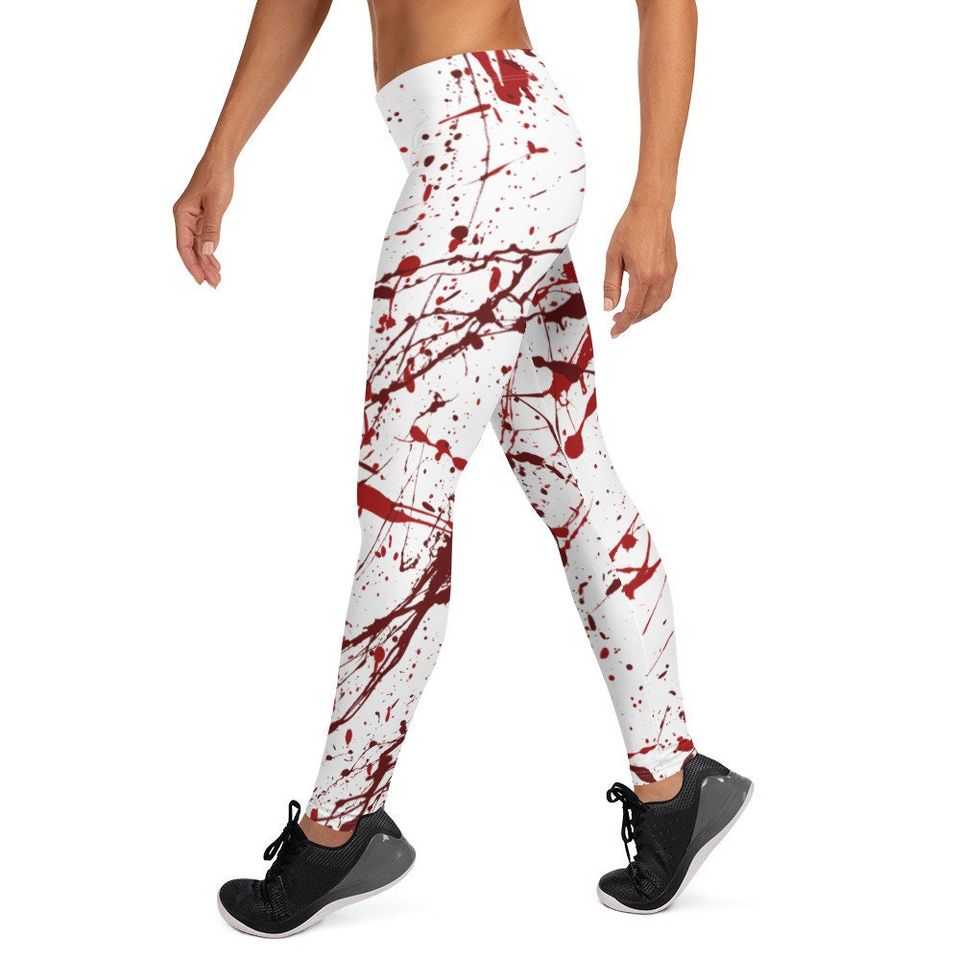 Gothic Blood Splatter Leggings