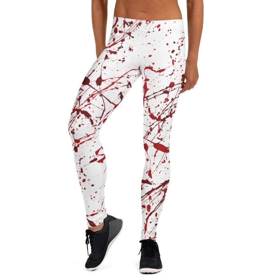 Gothic Blood Splatter Leggings