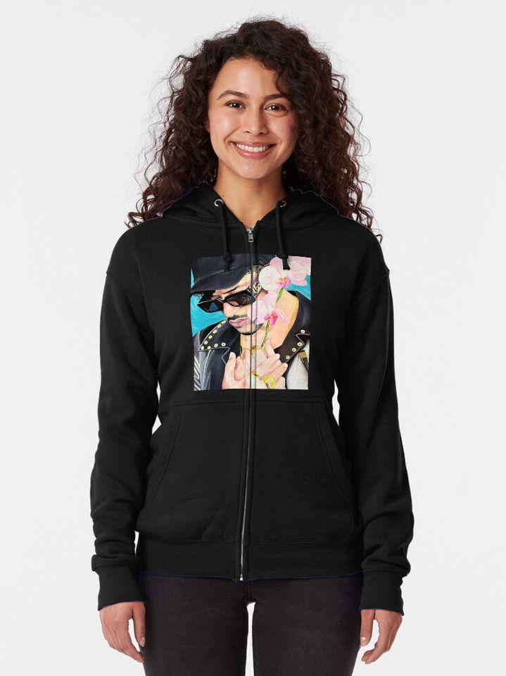 Bad bunny Zipped Hoodie