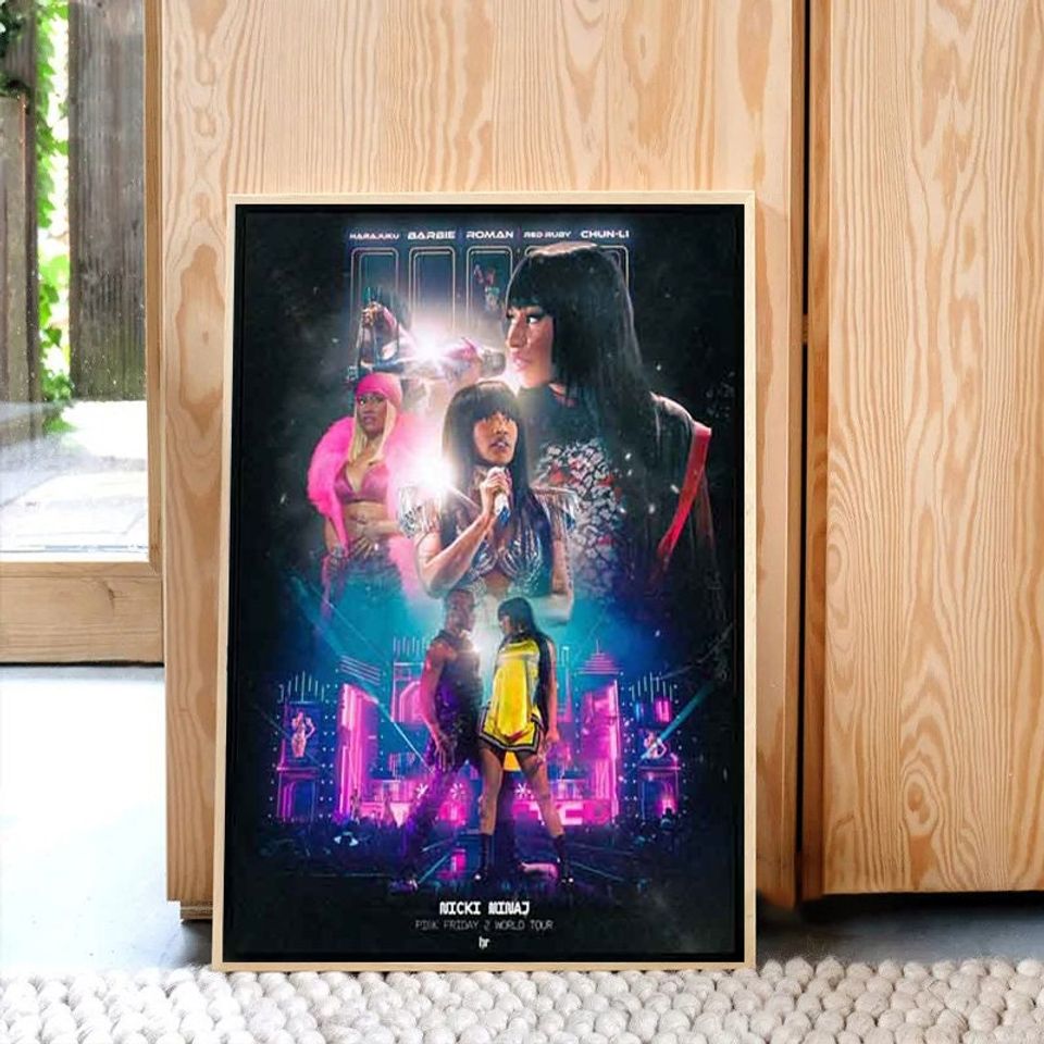 Nicki Minaj Pink Friday 2 World Tour Poster