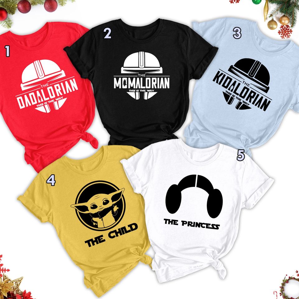 Dadalorian Momalorian The Child Matching Shirt For Family