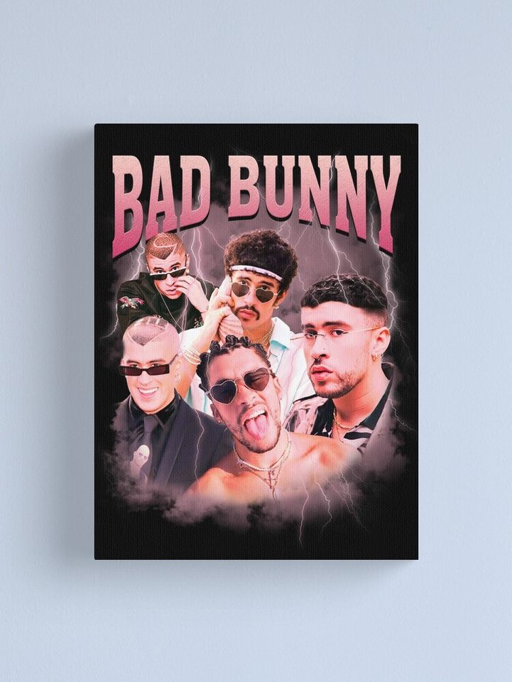 Vintage Bad Bunny Canvas Print
