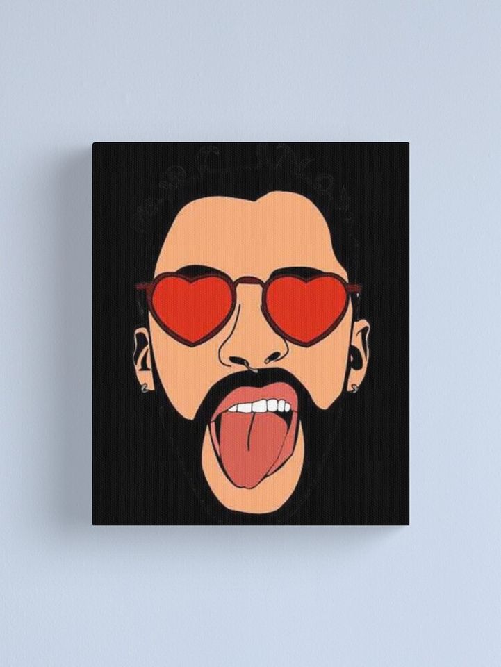 bad bunny dodgers Canvas Print