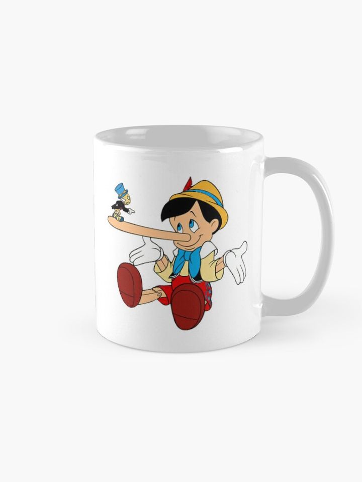 Jiminy Cricket angry with pinocchio Coffee Mug
