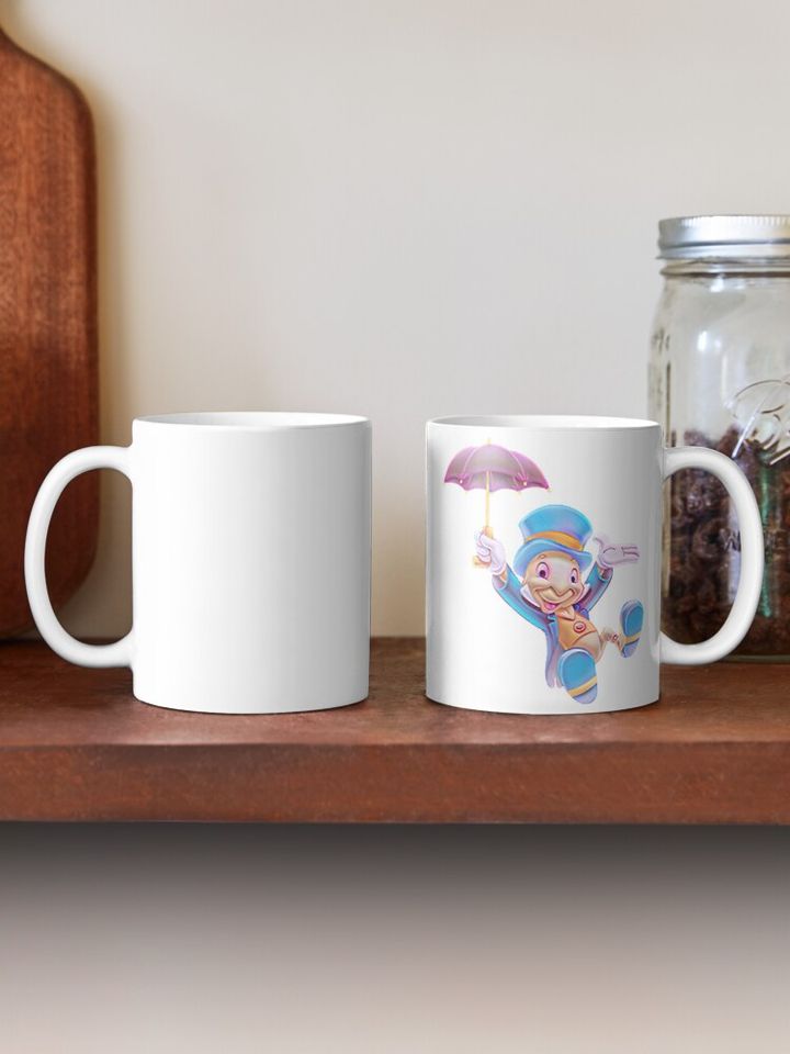 Jiminy Cricket Coffee Mug, Disney Mug