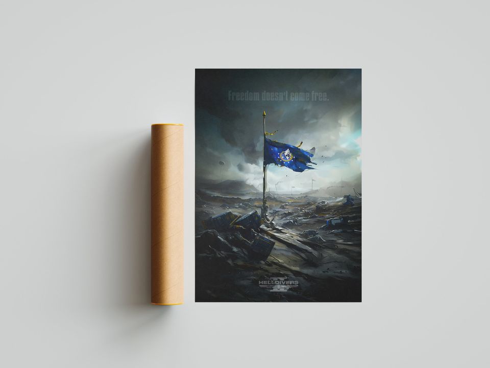 Helldivers 2 Artwork | Helldivers 2 Artwork | Helldivers 2 | Gaming Poster