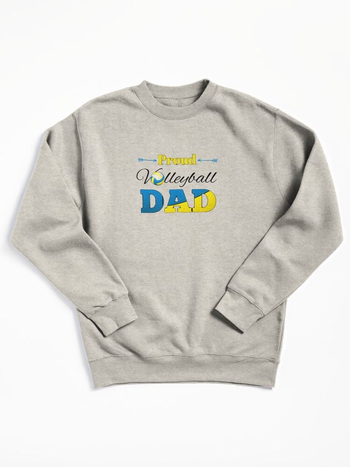 Volleyball Dad Pullover Sweatshirt