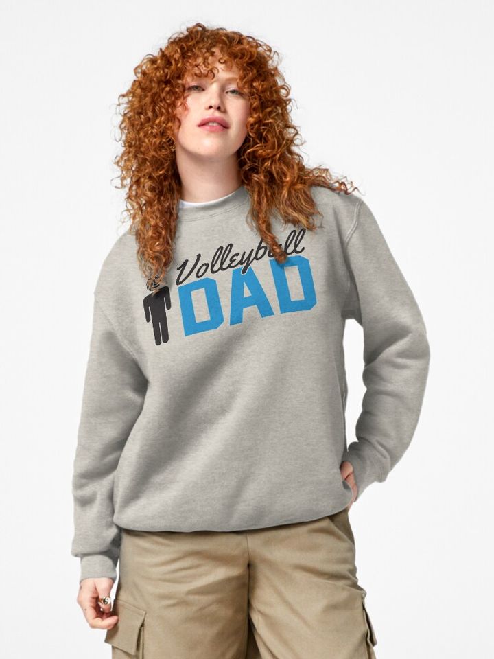 Volleyball Dad Pullover Sweatshirt