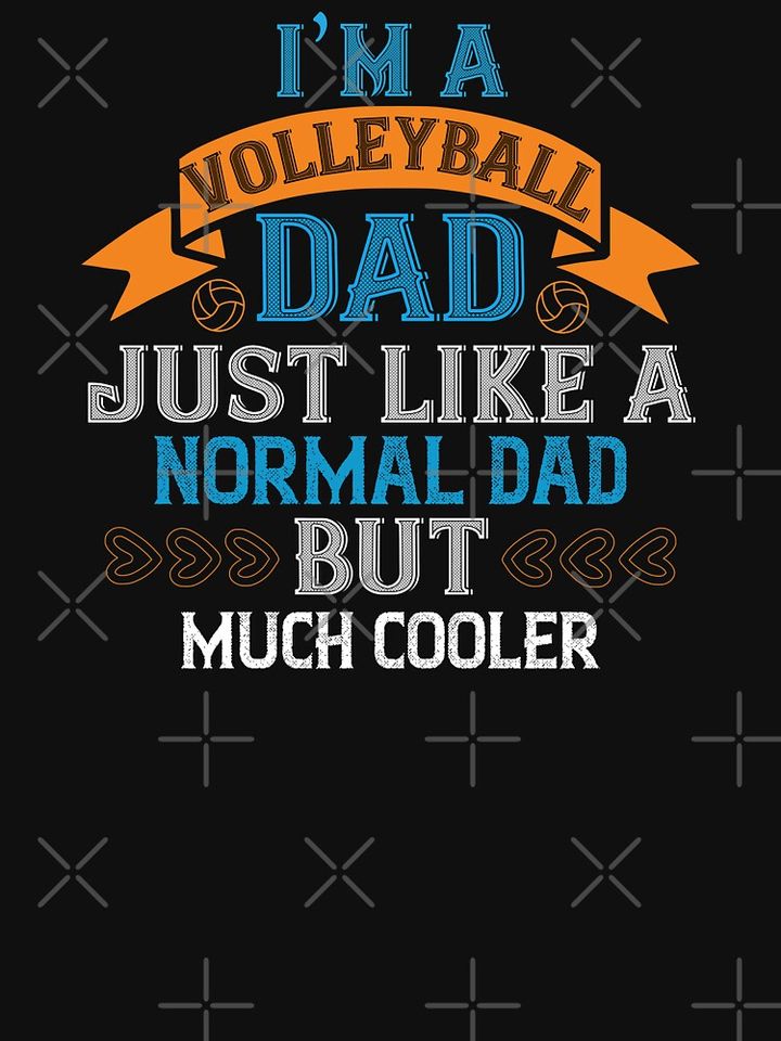Cool Volleyball Dad Pullover Sweatshirt