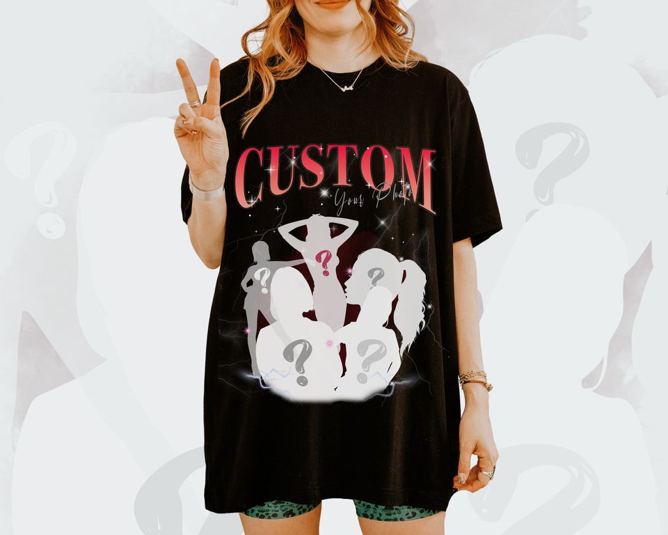 CUSTOM Your Own 90s Vintage Bootleg Unisex T-shirt, Bootleg Tee