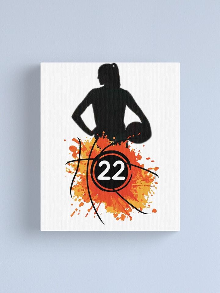 Caitlin Clark 22 Canvas- Caitlin Clark merch